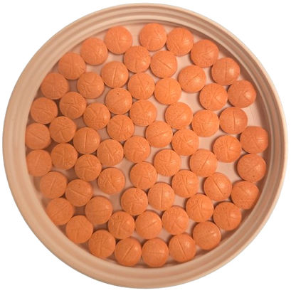 20mg (7-OH) Tangerine Bombs Dolla Tablets (Tested: 23mg)