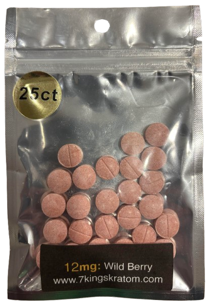 12mg (7-OH) Wild Berry Dolla Tablets (Tested: 16.32mg)