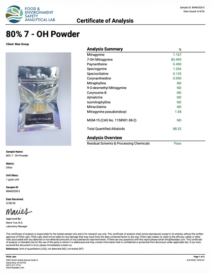 80% 7-OH Powder