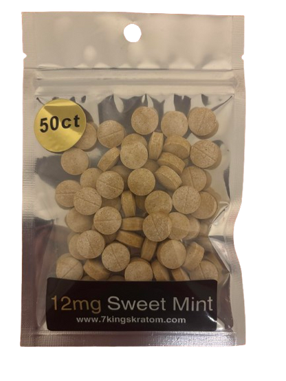 12mg Sweet Mint Dolla Tabs (7-OH) (15.4mg per Tab)